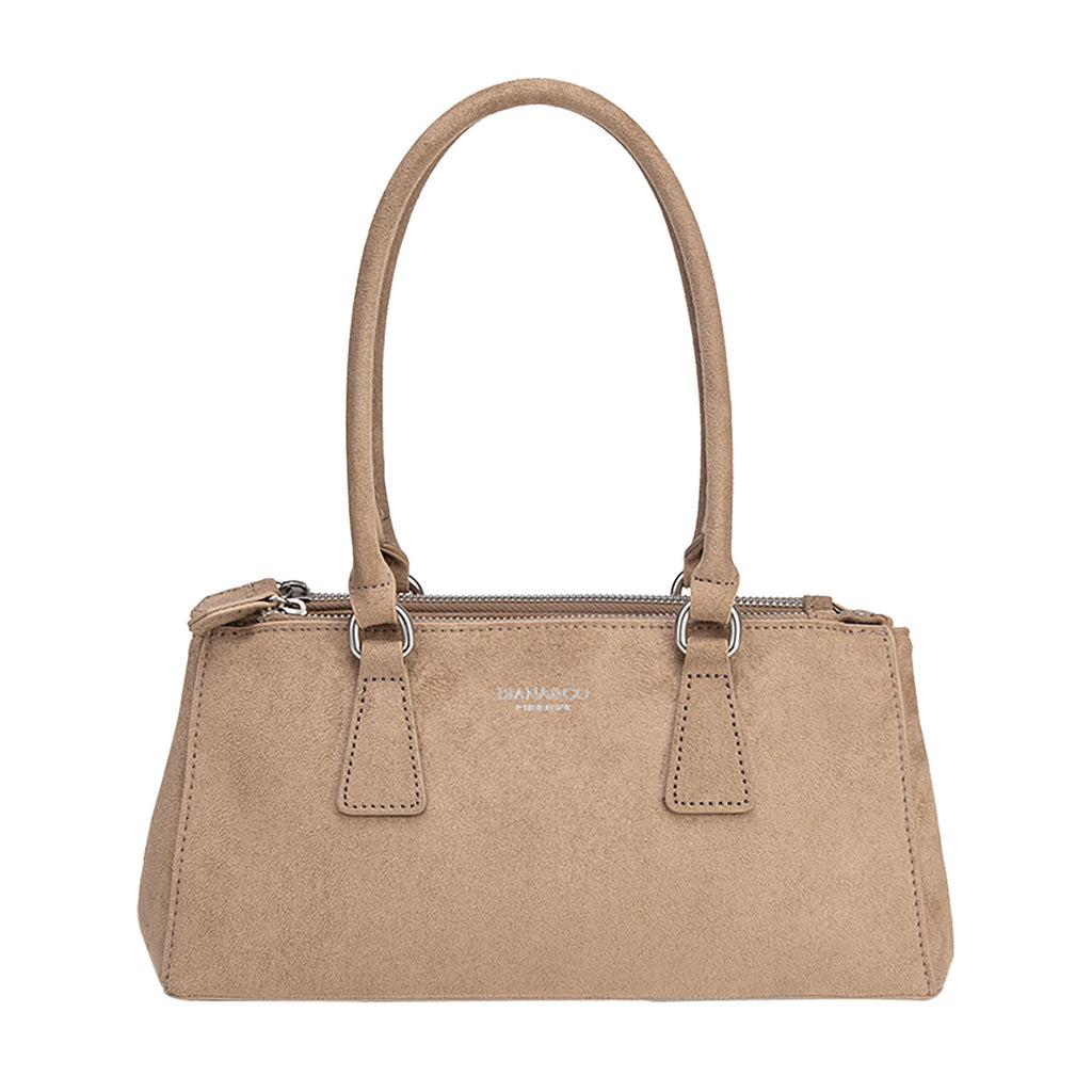BAGUETTE BAG A SPALLA SCAMOSCIATO