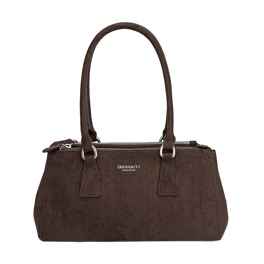 BAGUETTE BAG A SPALLA SCAMOSCIATO