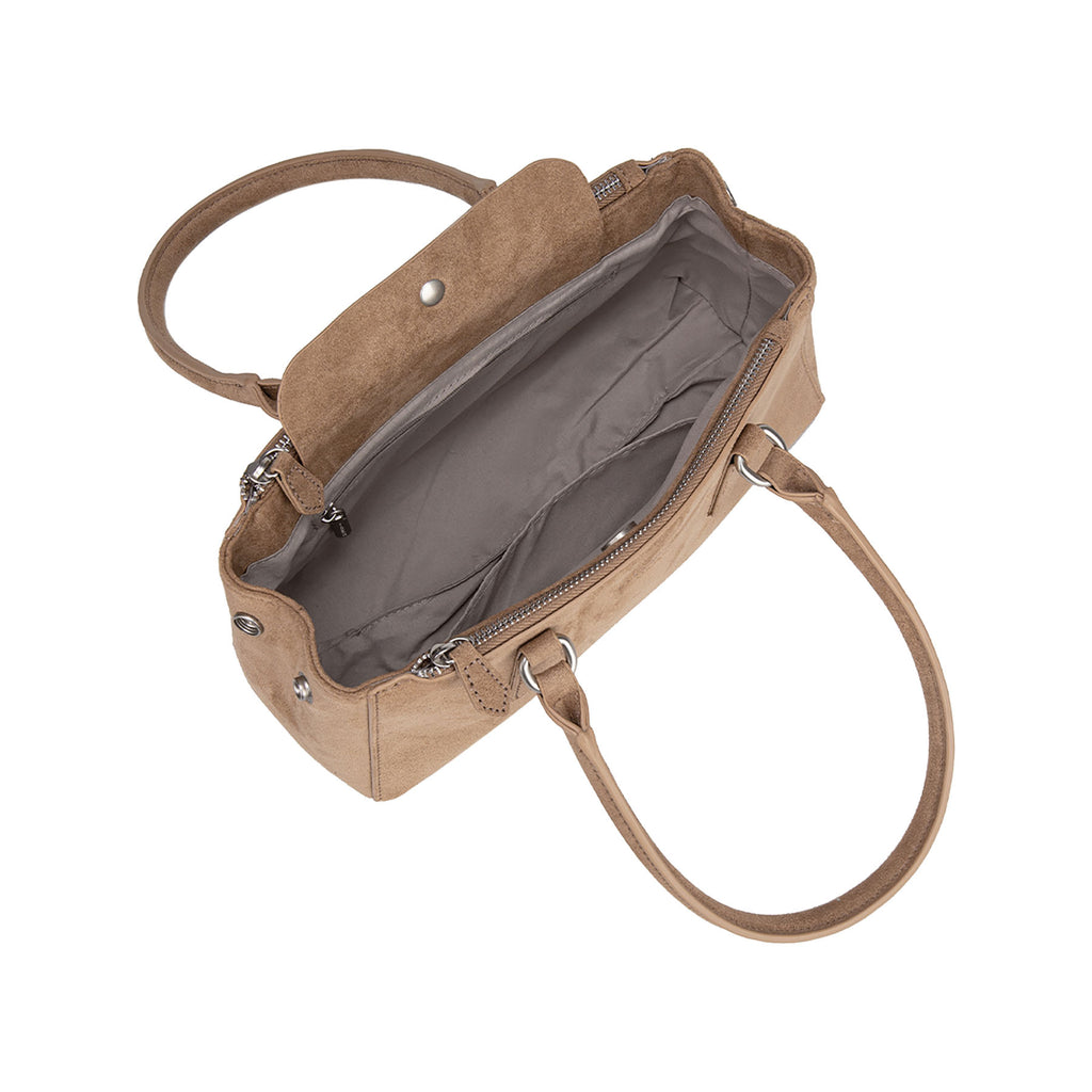 BAGUETTE BAG A SPALLA SCAMOSCIATO