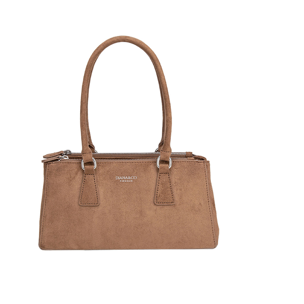 BAGUETTE BAG A SPALLA SCAMOSCIATO
