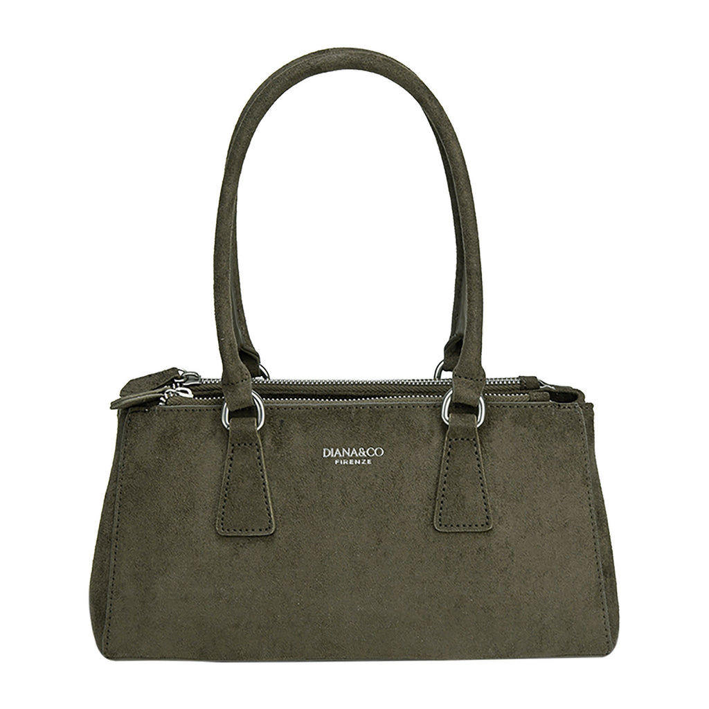 BAGUETTE BAG A SPALLA SCAMOSCIATO